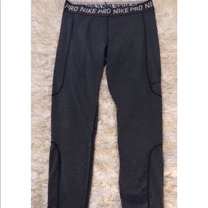 Women’s Nike pro dri-fit grey tights